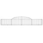 vidaXL Gabionen mit Hochbogen 2 Stk. 300x30x40/60 cm Verzinktes Eisen vidaXL Gabionen mit Hochbogen 2 Stk. 300x30x40/60 cm Verzinktes Eisen