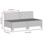 vidaXL 8-tlg. Garten-Lounge-Set mit Kissen Grau Poly Rattan vidaXL 8-tlg. Garten-Lounge-Set mit Kissen Grau Poly Rattan