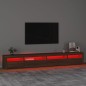 vidaXL TV-Schrank mit LED-Leuchten Braun Eichen-Optik 270x35x40 cm vidaXL TV-Schrank mit LED-Leuchten Braun Eichen-Optik 270x35x40 cm