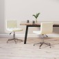 Esszimmerstühle 2 Stk. Drehbar Creme Samt Esszimmerstühle 2 Stk. Drehbar Creme Samt