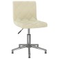 Esszimmerstühle 2 Stk. Drehbar Creme Samt Esszimmerstühle 2 Stk. Drehbar Creme Samt