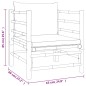 vidaXL 6-tlg. Garten-Lounge-Set mit Kissen Taupe Bambus vidaXL 6-tlg. Garten-Lounge-Set mit Kissen Taupe Bambus