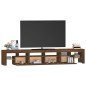 vidaXL TV-Schrank mit LED-Leuchten Braun Eichen-Optik 230x36,5x40 cm vidaXL TV-Schrank mit LED-Leuchten Braun Eichen-Optik 230x36,5x40 cm