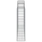 vidaXL Gabionen mit Hochbogen 20Stk. 200x30x120/140cm Verzinktes Eisen vidaXL Gabionen mit Hochbogen 20Stk. 200x30x120/140cm Verzinktes Eisen