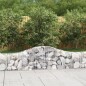 vidaXL Gabionen mit Hochbogen 9 Stk. 200x30x40/60 cm Verzinktes Eisen vidaXL Gabionen mit Hochbogen 9 Stk. 200x30x40/60 cm Verzinktes Eisen