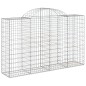 vidaXL Gabionen mit Hochbogen 18Stk. 200x50x120/140cm Verzinktes Eisen vidaXL Gabionen mit Hochbogen 18Stk. 200x50x120/140cm Verzinktes Eisen
