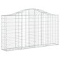 vidaXL Gabionen mit Hochbogen 40Stk. 200x30x100/120cm Verzinktes Eisen vidaXL Gabionen mit Hochbogen 40Stk. 200x30x100/120cm Verzinktes Eisen
