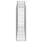 vidaXL Gabionen mit Hochbogen 40Stk. 200x30x100/120cm Verzinktes Eisen vidaXL Gabionen mit Hochbogen 40Stk. 200x30x100/120cm Verzinktes Eisen