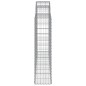 vidaXL Gabionen mit Hochbogen 15Stk. 200x30x120/140cm Verzinktes Eisen vidaXL Gabionen mit Hochbogen 15Stk. 200x30x120/140cm Verzinktes Eisen