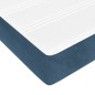 vidaXL Boxspringbett mit Matratze Dunkelblau 180x200 cm Samt vidaXL Boxspringbett mit Matratze Dunkelblau 180x200 cm Samt