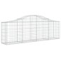 vidaXL Gabionen mit Hochbogen 20 Stk. 200x30x60/80 cm Verzinktes Eisen vidaXL Gabionen mit Hochbogen 20 Stk. 200x30x60/80 cm Verzinktes Eisen