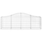 vidaXL Gabionen mit Hochbogen 20 Stk. 200x30x60/80 cm Verzinktes Eisen vidaXL Gabionen mit Hochbogen 20 Stk. 200x30x60/80 cm Verzinktes Eisen