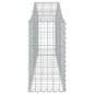 vidaXL Gabionen mit Hochbogen 20 Stk. 200x30x60/80 cm Verzinktes Eisen vidaXL Gabionen mit Hochbogen 20 Stk. 200x30x60/80 cm Verzinktes Eisen