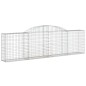 vidaXL Gabionen mit Hochbogen 9 Stk. 300x30x80/100 cm Verzinktes Eisen vidaXL Gabionen mit Hochbogen 9 Stk. 300x30x80/100 cm Verzinktes Eisen
