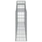 vidaXL Gabionen mit Hochbogen 9 Stk. 300x30x80/100 cm Verzinktes Eisen vidaXL Gabionen mit Hochbogen 9 Stk. 300x30x80/100 cm Verzinktes Eisen