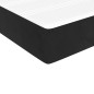 vidaXL Boxspringbett mit Matratze Schwarz 140x200 cm Samt vidaXL Boxspringbett mit Matratze Schwarz 140x200 cm Samt