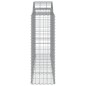 vidaXL Gabionen mit Hochbogen 9 Stk. 200x50x120/140cm Verzinktes Eisen vidaXL Gabionen mit Hochbogen 9 Stk. 200x50x120/140cm Verzinktes Eisen