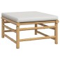 vidaXL 6-tlg. Garten-Lounge-Set mit Hellgrauen Kissen Bambus vidaXL 6-tlg. Garten-Lounge-Set mit Hellgrauen Kissen Bambus