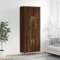 Highboard Braun Eichen-Optik 69,5x34x180 cm Holzwerkstoff Highboard Braun Eichen-Optik 69,5x34x180 cm Holzwerkstoff