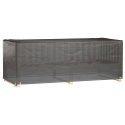 vidaXL Gartenmöbel-Abdeckungen 2 Stk. 8 Ösen 192x82x65 cm Rechteckig