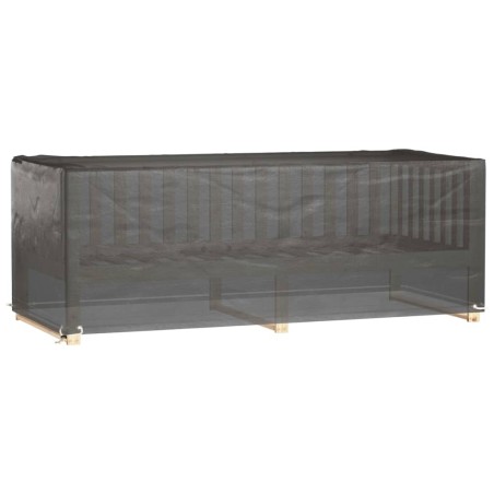 vidaXL Gartenmöbel-Abdeckungen 2 Stk. 8 Ösen 192x82x65 cm Rechteckig