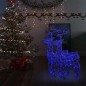 vidaXL Rentiere Weihnachtsdekoration 2 Stk. 60x16x100 cm Acryl vidaXL Rentiere Weihnachtsdekoration 2 Stk. 60x16x100 cm Acryl
