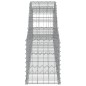 vidaXL Gabionen mit Hochbogen 13 Stk. 300x30x40/60 cm Verzinktes Eisen vidaXL Gabionen mit Hochbogen 13 Stk. 300x30x40/60 cm Verzinktes Eisen