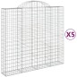 vidaXL Gabionen mit Hochbogen 5 Stk. 200x50x180/200cm Verzinktes Eisen vidaXL Gabionen mit Hochbogen 5 Stk. 200x50x180/200cm Verzinktes Eisen