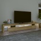 vidaXL TV-Schrank mit LED-Leuchten Sonoma-Eiche 260x36,5x40 cm vidaXL TV-Schrank mit LED-Leuchten Sonoma-Eiche 260x36,5x40 cm