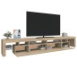 vidaXL TV-Schrank mit LED-Leuchten Sonoma-Eiche 260x36,5x40 cm vidaXL TV-Schrank mit LED-Leuchten Sonoma-Eiche 260x36,5x40 cm