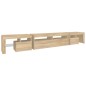 vidaXL TV-Schrank mit LED-Leuchten Sonoma-Eiche 260x36,5x40 cm vidaXL TV-Schrank mit LED-Leuchten Sonoma-Eiche 260x36,5x40 cm