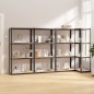 vidaXL Regale mit 4 Böden 4 Stk. Anthrazit Stahl & Holzwerkstoff vidaXL Regale mit 4 Böden 4 Stk. Anthrazit Stahl & Holzwerkstoff