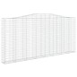 vidaXL Gabionen mit Hochbogen 5 Stk. 400x30x180/200cm Verzinktes Eisen vidaXL Gabionen mit Hochbogen 5 Stk. 400x30x180/200cm Verzinktes Eisen