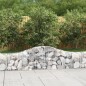 vidaXL Gabionen mit Hochbogen 12 Stk. 200x30x40/60 cm Verzinktes Eisen vidaXL Gabionen mit Hochbogen 12 Stk. 200x30x40/60 cm Verzinktes Eisen