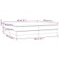 vidaXL Boxspringbett mit Matratze Dunkelgrau 200x200 cm Samt vidaXL Boxspringbett mit Matratze Dunkelgrau 200x200 cm Samt