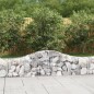 vidaXL Gabionen mit Hochbogen 5 Stk. 200x30x40/60 cm Verzinktes Eisen vidaXL Gabionen mit Hochbogen 5 Stk. 200x30x40/60 cm Verzinktes Eisen