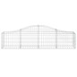 vidaXL Gabionen mit Hochbogen 5 Stk. 200x30x40/60 cm Verzinktes Eisen vidaXL Gabionen mit Hochbogen 5 Stk. 200x30x40/60 cm Verzinktes Eisen