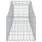 vidaXL Gabionen mit Hochbogen 11 Stk. 200x50x40/60 cm Verzinktes Eisen vidaXL Gabionen mit Hochbogen 11 Stk. 200x50x40/60 cm Verzinktes Eisen
