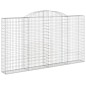vidaXL Gabionen mit Hochbogen 5 Stk. 300x30x160/180cm Verzinktes Eisen vidaXL Gabionen mit Hochbogen 5 Stk. 300x30x160/180cm Verzinktes Eisen
