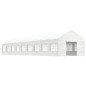vidaXL Pavillon mit Dach Weiß 20,07x4,08x3,22 m Polyethylen vidaXL Pavillon mit Dach Weiß 20,07x4,08x3,22 m Polyethylen