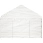 vidaXL Pavillon mit Dach Weiß 20,07x4,08x3,22 m Polyethylen vidaXL Pavillon mit Dach Weiß 20,07x4,08x3,22 m Polyethylen