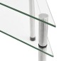 vidaXL Küchenregal Transparent 49,5x35x19 cm Hartglas vidaXL Küchenregal Transparent 49,5x35x19 cm Hartglas