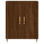 Highboard Braun Eichen-Optik 69,5x34x180 cm Holzwerkstoff Highboard Braun Eichen-Optik 69,5x34x180 cm Holzwerkstoff