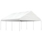 vidaXL Pavillon mit Dach Weiß 6,69x5,88x3,75 m Polyethylen vidaXL Pavillon mit Dach Weiß 6,69x5,88x3,75 m Polyethylen