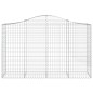 vidaXL Gabionen mit Hochbogen 6 Stk. 200x50x120/140cm Verzinktes Eisen vidaXL Gabionen mit Hochbogen 6 Stk. 200x50x120/140cm Verzinktes Eisen