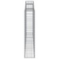 vidaXL Gabionen mit Hochbogen 4 Stk. 300x30x140/160cm Verzinktes Eisen vidaXL Gabionen mit Hochbogen 4 Stk. 300x30x140/160cm Verzinktes Eisen