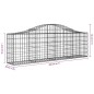 vidaXL Gabionen mit Hochbogen 7 Stk. 200x30x60/80 cm Verzinktes Eisen vidaXL Gabionen mit Hochbogen 7 Stk. 200x30x60/80 cm Verzinktes Eisen