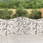 vidaXL Gabionen mit Hochbogen 12Stk. 200x30x100/120cm Verzinktes Eisen vidaXL Gabionen mit Hochbogen 12Stk. 200x30x100/120cm Verzinktes Eisen