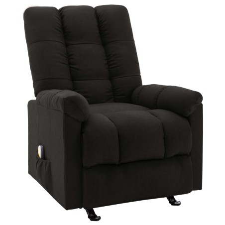 Massagesessel Schwarz Stoff