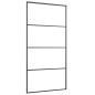 vidaXL Schiebetür mit Beschlag 102,5x205 cm ESG-Glas & Aluminium vidaXL Schiebetür mit Beschlag 102,5x205 cm ESG-Glas & Aluminium